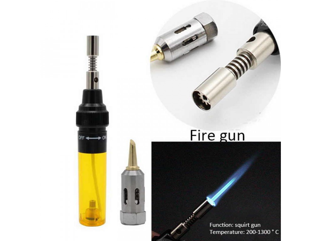 Портативний газовий паяльник HT-F01 80-120W, фото 1