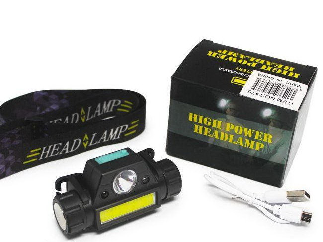 Ліхтарик налобний High Power HeadLamp 1898 Sensor