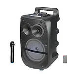 Акустична система з дротовим мікрофоном ZQS1777/1778 (8x1+2) (20W+5W) Пультом і акумулятором 2400mAh, фото 5