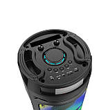 Переносна акустична система SURFACE ZQS6210W (6,5"x2) (15Wx2) (Дротовий мікрофон) (4500mAh) (Пульт), фото 10