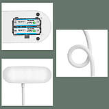 Лампа настільна DIGAD 1951 Акумуляторна світлодіодна лампа на стіл Гнучка настільна лампа, фото 9