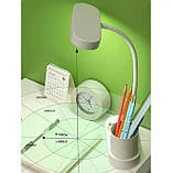 Лампа настільна DIGAD 1951 Акумуляторна світлодіодна лампа на стіл Гнучка настільна лампа, фото 10