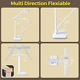 Лампа настільна DIGAD 1975 Акумуляторна світлодіодна лампа на стіл Гнучка настільна лампа, фото 4