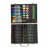 Набір для творчості в алюмінієвій валізі 84 предмета Художній набір для дітей, фото 2