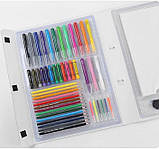 Набір для творчості з мольбертом 98 предметів Художній набір для дітей, фото 8