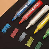 Набір маркерів (12 маркерів) Акрилові маркери Набір для дитячої творчості, фото 5