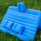 Надувне ліжко-матрац у машину SY10132 (135*88*45) Автомобільний матрац на заднє сидіння, фото 2