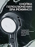 Водоощадна насадка для душу з LED- термометром Лійка для душу 4 режими, фото 3