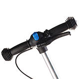 Дитячий самокат Smart Scooter, ручне гальмо, зі широкими PU колесами, що світяться, 130мм "Ліс" від 2-10 років xj333a, фото 2