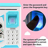 Електронна скарбничка сейф для паперових грошей і монет Robot Bodyguard, фото 6