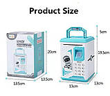 Електронна скарбничка сейф для паперових грошей і монет Robot Bodyguard, фото 8