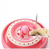 Іграшка для котиків Cat Scratch Pan з двома м'ячиками і мишкою, фото 3