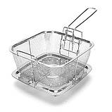 Сковорода фритюрниця універсальна квадратна Zepline Lakyrain MC-6211, фото 5