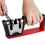 Точило для ножів багатофункціональне Точило для ножів Механічна точилка RD-42, фото 2