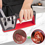 Точило для ножів багатофункціональне Точило для ножів Механічна точилка RD-42, фото 3