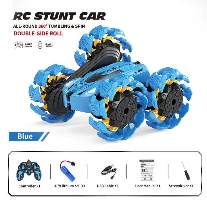 Перегонова машинка перевертень всюдихід з акумулятором і пультом керування, фото 1