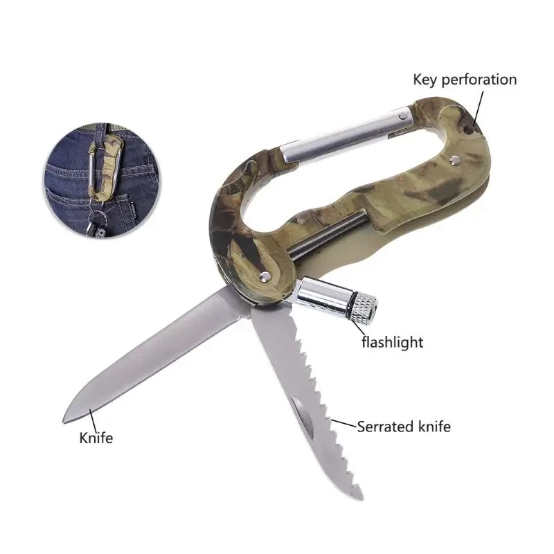 Карабін мультитул мультитул Камуфляж, фото 1