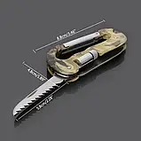 Карабін мультитул мультитул Камуфляж, фото 7