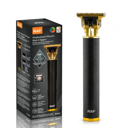 Машинка Для стрижки Волосся Акумуляторна Raf-427 Тример для стриження з зарядкою від USB, фото 1