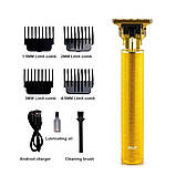 Машинка Для стрижки Волосся Акумуляторна Raf-427 Тример для стриження з зарядкою від USB, фото 8