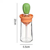 Диспенсер для олії та оцту W31 180 мл із силіконовим пензлем, фото 3