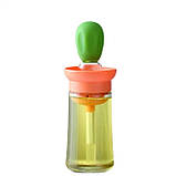 Диспенсер для олії та оцту W31 180 мл із силіконовим пензлем, фото 4