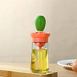 Диспенсер для олії та оцту W31 180 мл із силіконовим пензлем, фото 6