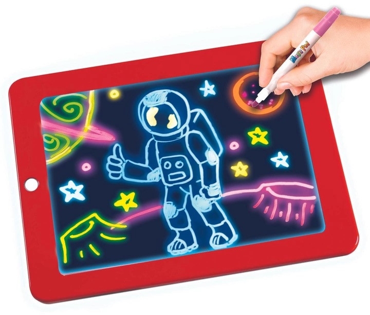 Дитячий планшет для малювання з підсвіткою Magic Pad Deluxe, фото 1