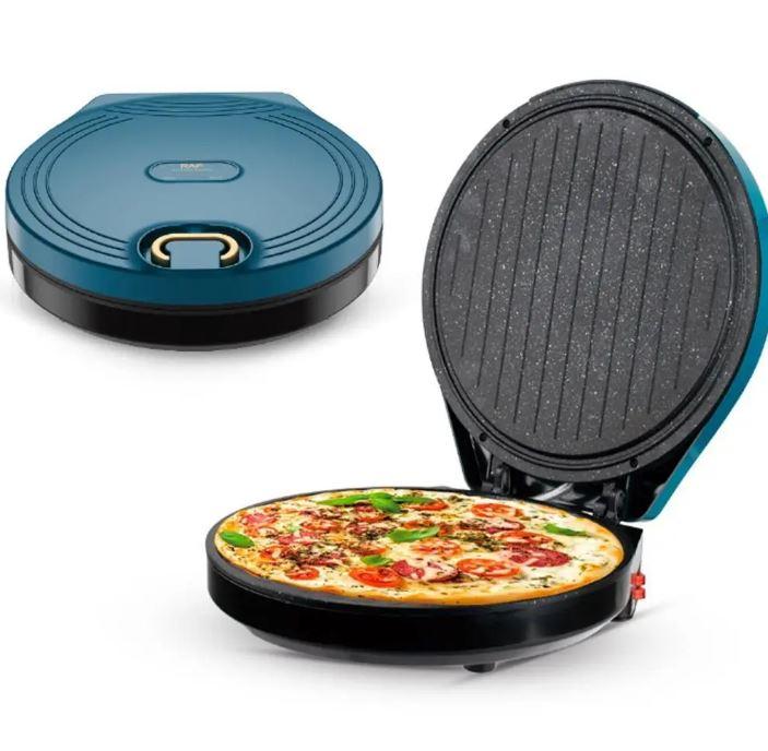 Багатофункціональна електрична сковорода для випікання RAF R.511G 1800 Вт Піца-мейкер Гриль, фото 1