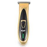 Бездротова машинка для стрижки волосся з трьома змінними насадками RAF R.4006, фото 4