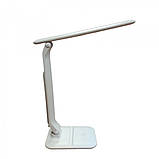 Настільна лампа світильник LED 7W із сенсорним керуванням 622-8 складана акумуляторна, фото 2