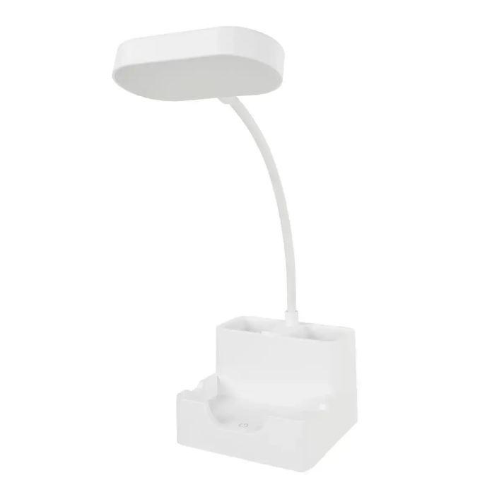 Настільна лампа з підставкою та органайзером для дрібниць qp-2209-A Настільна LED лампа на 5 Вт, фото 1