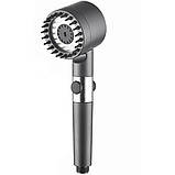 Масажна Турбо лійка обертання 360° TURBOCHARGED SHOWER HEAD Водоощадна насадка для душу, фото 8