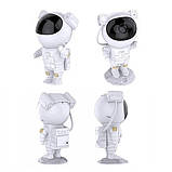 Лазерний нічник проєктор зоряного неба Астронавт із пультом. Космонавт Astronaut галактики RGB, фото 2