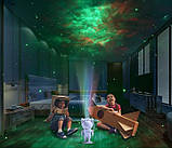 Лазерний нічник проєктор зоряного неба Астронавт із пультом. Космонавт Astronaut галактики RGB, фото 3