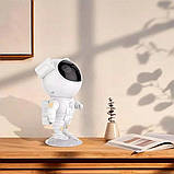 Лазерний нічник проєктор зоряного неба Астронавт із пультом. Космонавт Astronaut галактики RGB, фото 9