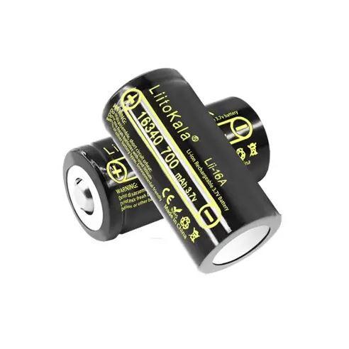 Акумулятор 16340 Li-Ion LiitoKala Lii-16A, 700mah, 3.7V, фото 1