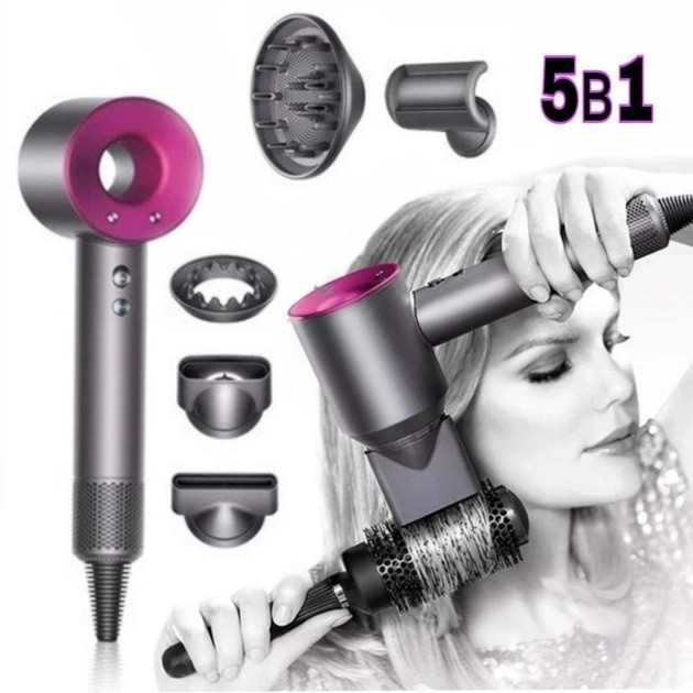 Професійний фен стайлер ENZO DY-888 повітряний стайлер з насадками для укладання волосся, фото 1