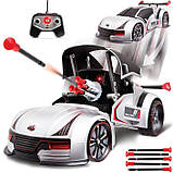 Дитяча машинка на радіокеруванні стріляє кулями UZL033 Стріляюча машинка-трансформер VELOCITY DEMON, фото 2