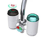 Проточний водонагрівач бойлер-кран для будинку з вбудованим фільтром Delimano ZSW-D01, фото 5