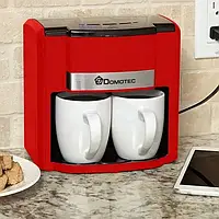 Крапельна кавоварка Domotec MS 0705 з двома порцеляновими чашками в комплекті