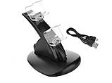 Подвійна зарядна підставка док-станція для геймпадів на два джойстики для PS4/PS4 Pro RD-00-22, фото 6