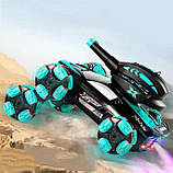 Радіокерований стріляючий танк з пультом тривісний стріляє водними бомбами QF665-4, фото 4