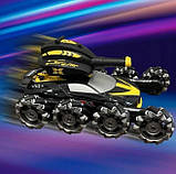 Радіокерований стріляючий танк з пультом чотиривісний з парою QF667-9 Танк всюдихід на пульті, фото 3