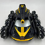 Радіокерований стріляючий танк з пультом чотиривісний з парою QF667-9 Танк всюдихід на пульті, фото 4