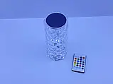 Настільна лампа з кристалами та діамантами Creatice Table Lamp (конус), фото 4