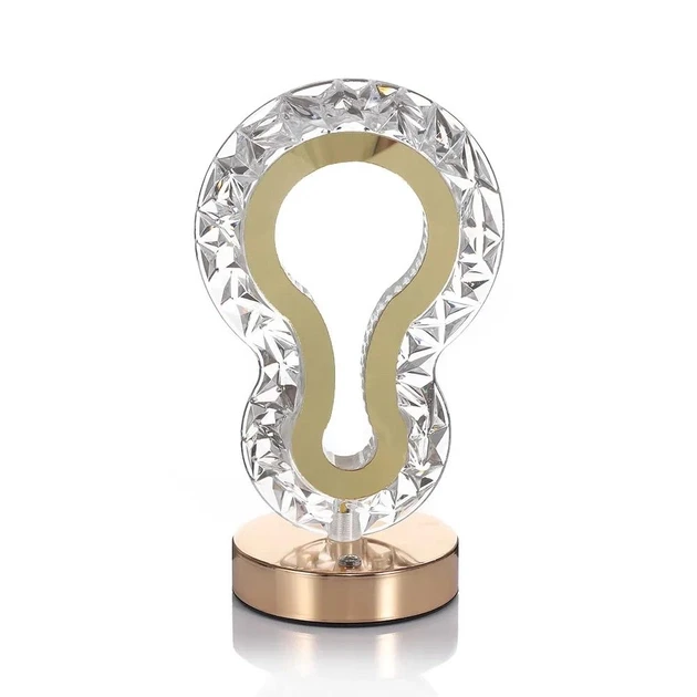 Настільна лампа з кристалами та діамантами Creatice Table Lamp 15, фото 1