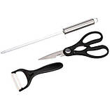 Набір ножів з підставкою 8 предметів MAG-710 Нержавіюча сталь, фото 3