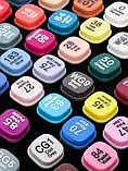 Набір маркерів для скетчингу Touch, 80 кольорів, фото 8