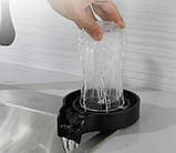 Кухонна мийка для склянок та кухлів Ополіскувач бокалів Портативна мийка, фото 5